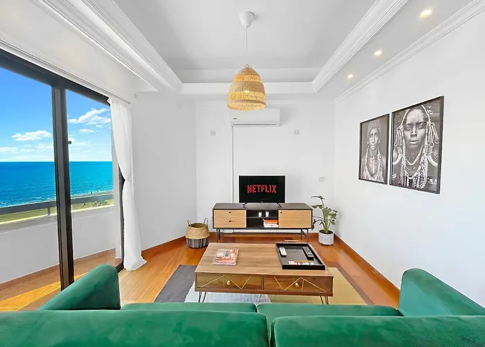 アパート 180° Seaview Apt. Right On Famous Promenade